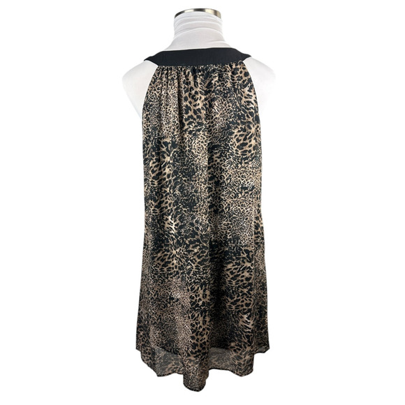 Speed Control NY Animal Print Beaded Sequin Neck Sleeveless Dress Plus Size 1X - Picture 11 of 13